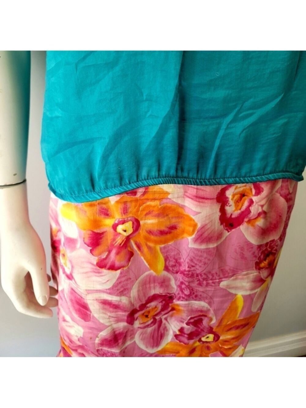 Talbots Pink Floral Skirt